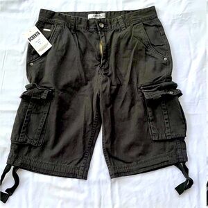 Dark Grey Cargo Shorts